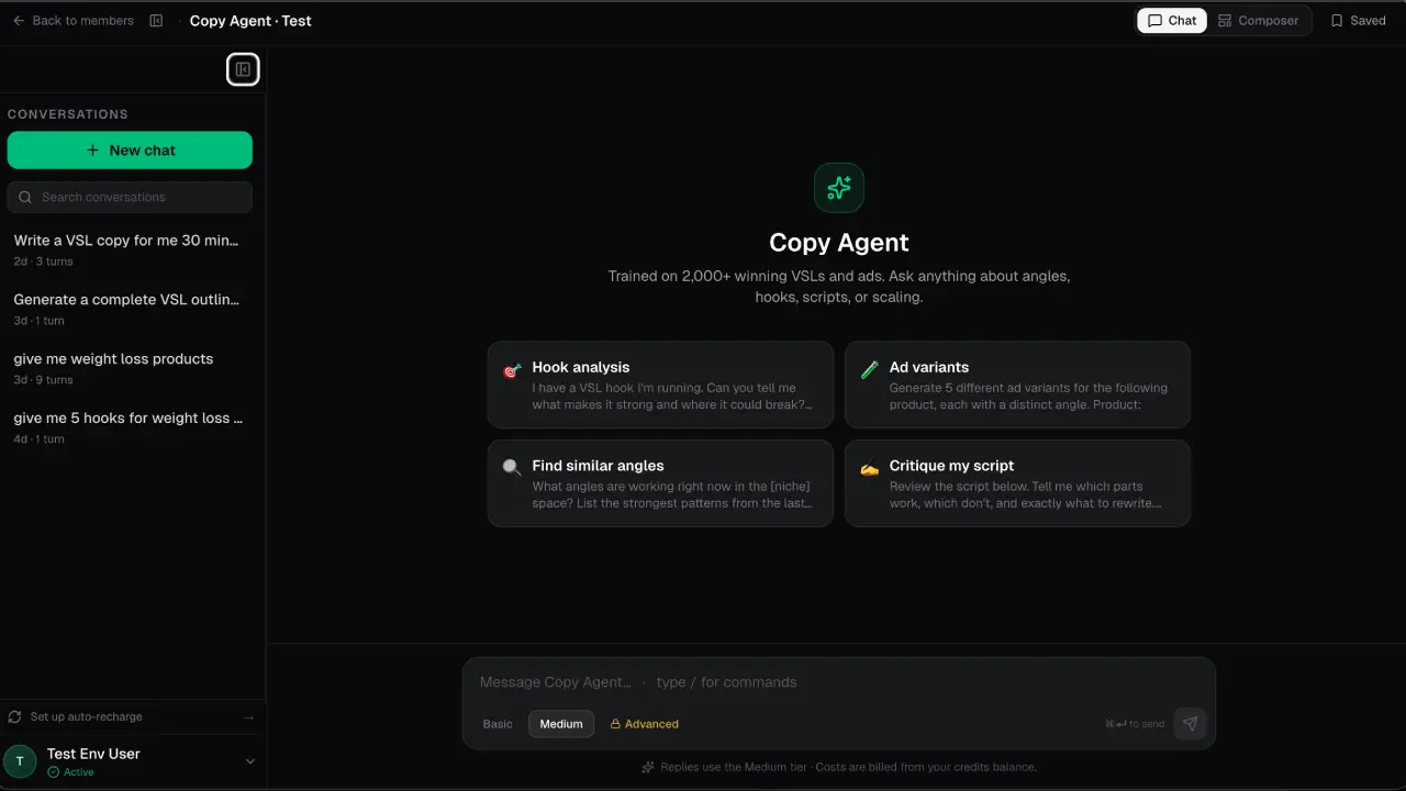 AI Copy Agent